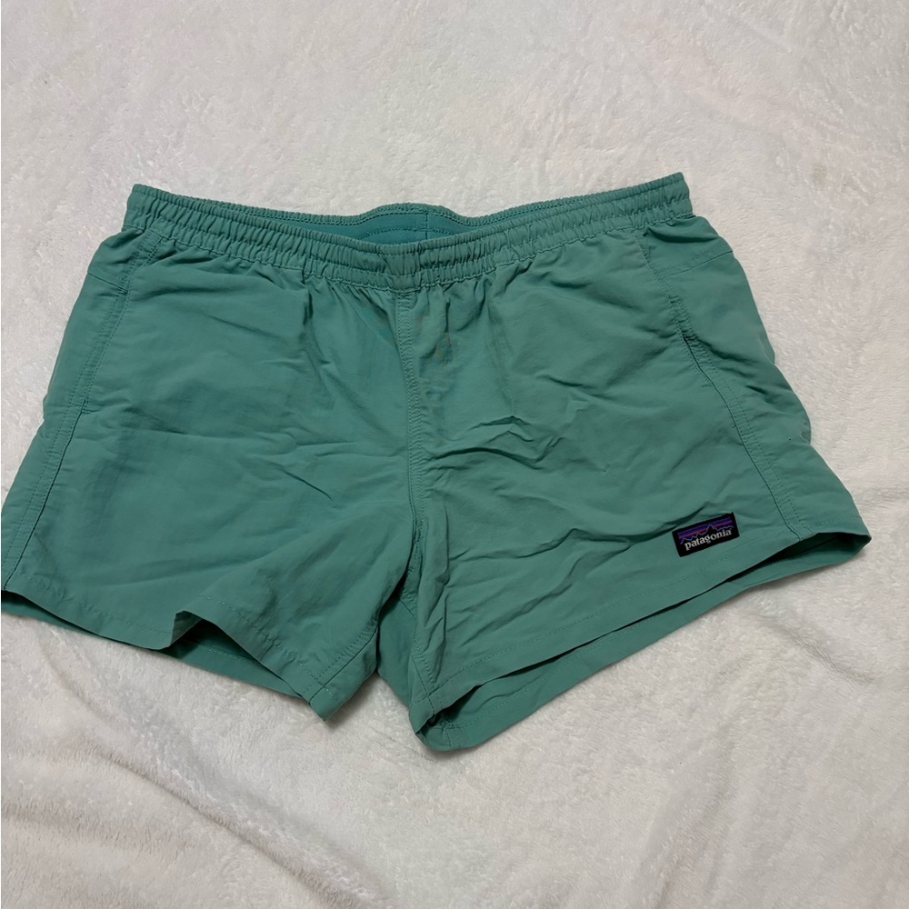 Patagonia Green Shorts